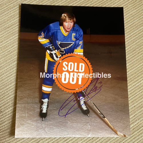 Garry Unger - Autographed 8X10 Photo St Louis Blues