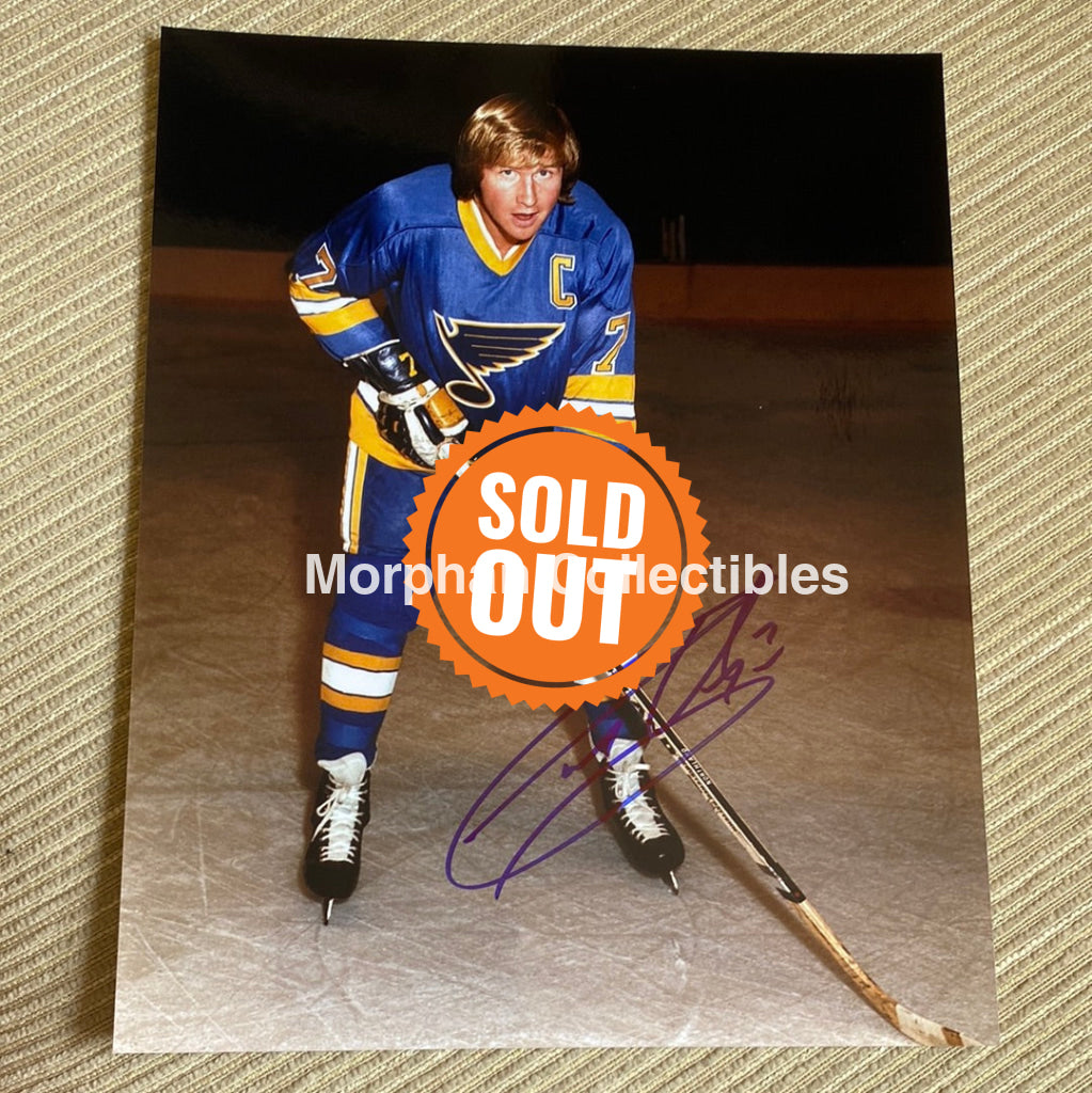 Garry Unger - Autographed 8X10 Photo St Louis Blues