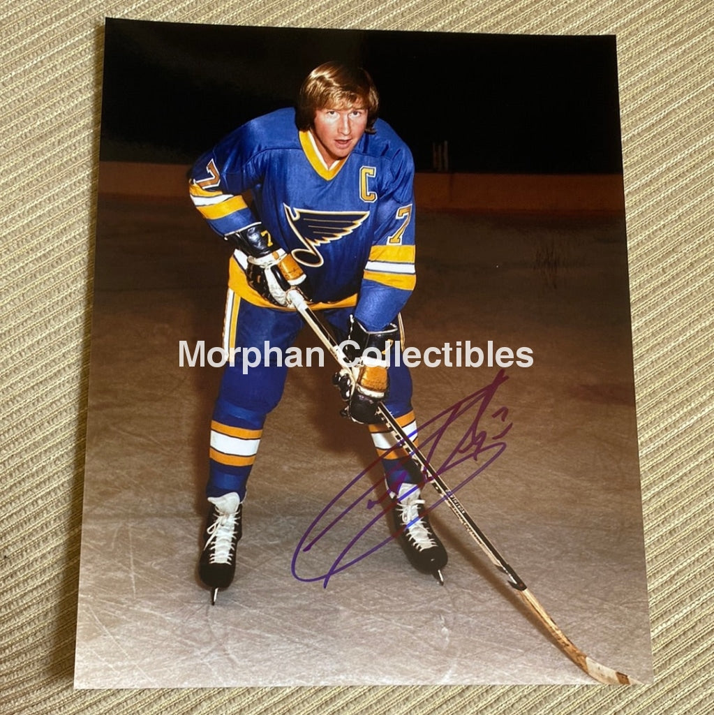 Garry Unger - Autographed 8X10 Photo St Louis Blues