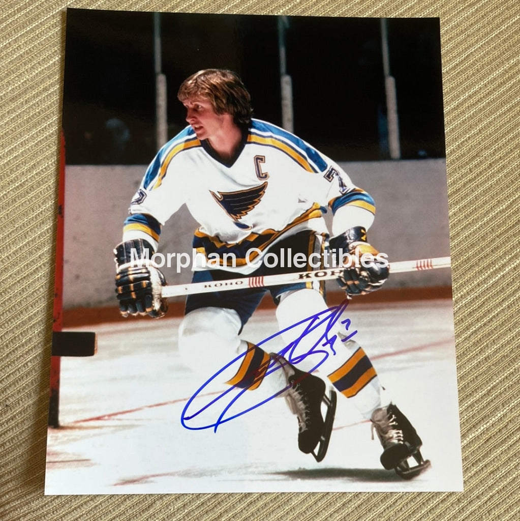 Garry Unger - Autographed 8X10 Photo St Louis Blues