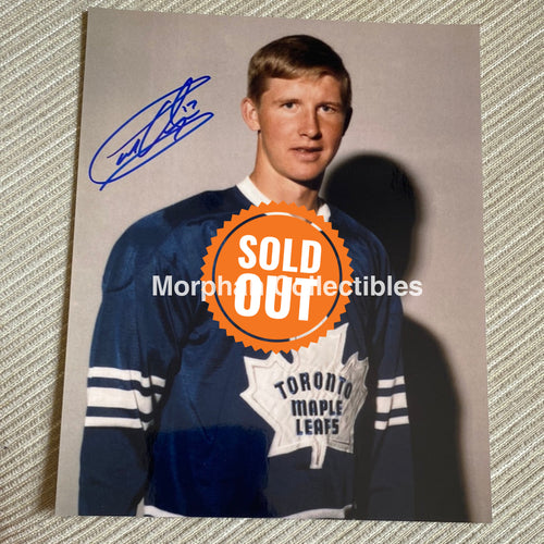 Garry Unger - Autographed 8X10 Photo Toronto Maple Leafs