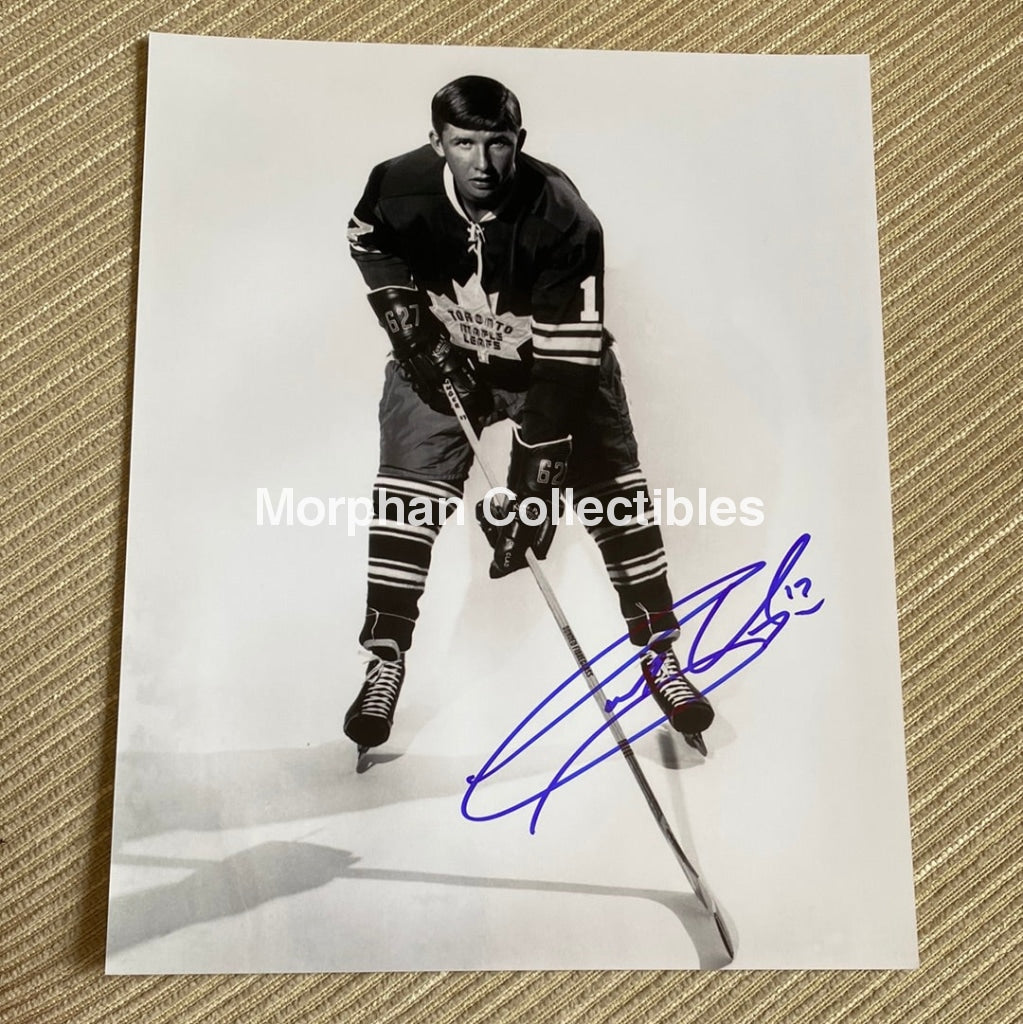 Garry Unger - Autographed 8X10 Photo Toronto Maple Leafs