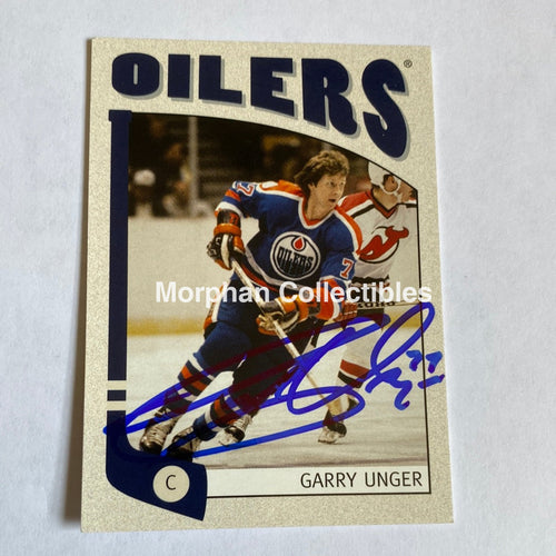 Garry Unger - Autographed Card Itg 2005