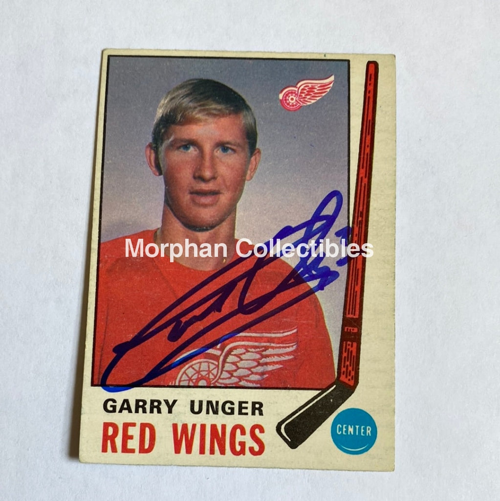 Garry Unger - Autographed Card Opc 1969-70