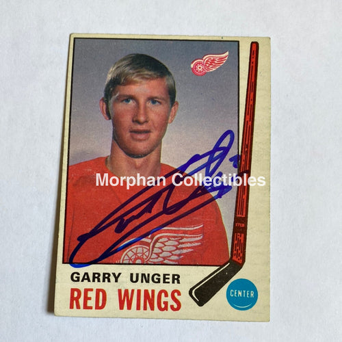 Garry Unger - Autographed Card Opc 1969-70