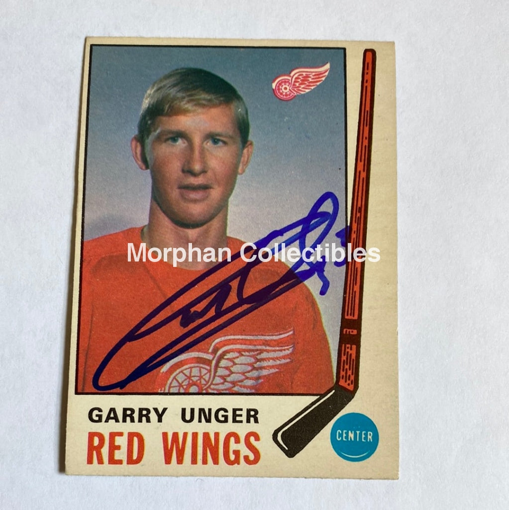 Garry Unger - Autographed Card Opc 1969-70