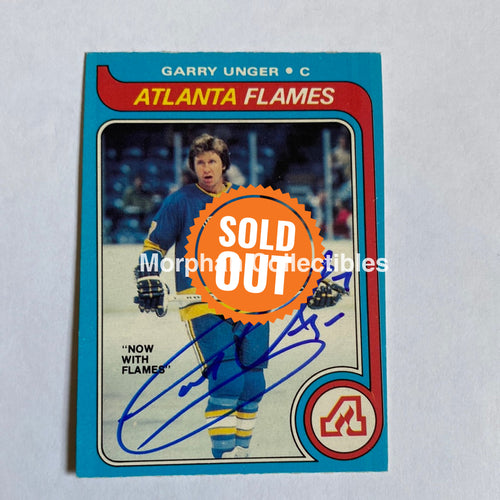 Garry Unger - Autographed Card Opc 1979-80