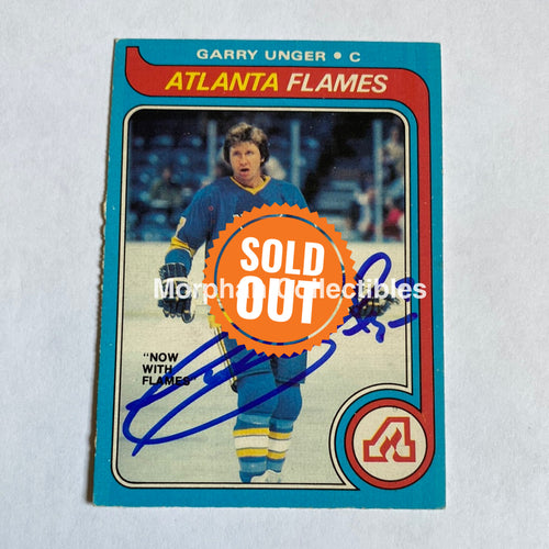 Garry Unger - Autographed Card Opc 1979-80