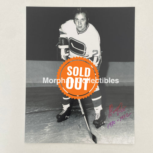 Garth Rizzuto - Autographed 8X10 Photo Vancouver Canucks