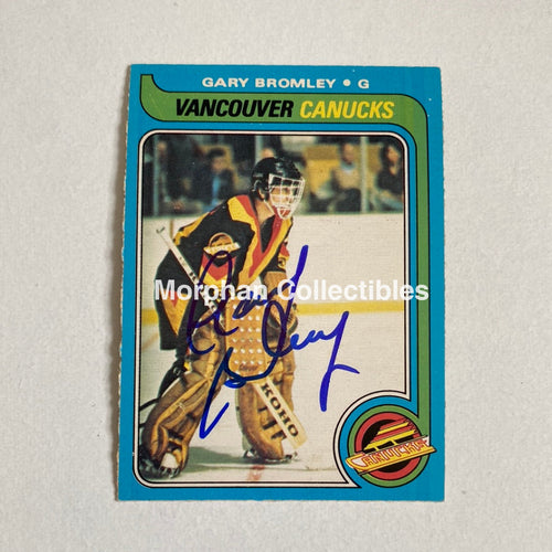 Gary Bromley - Autographed Card Opc 1979-80