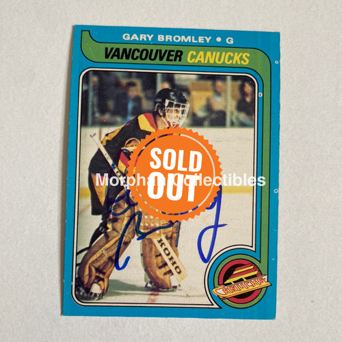 Gary Bromley - Autographed Card Opc 1979-80