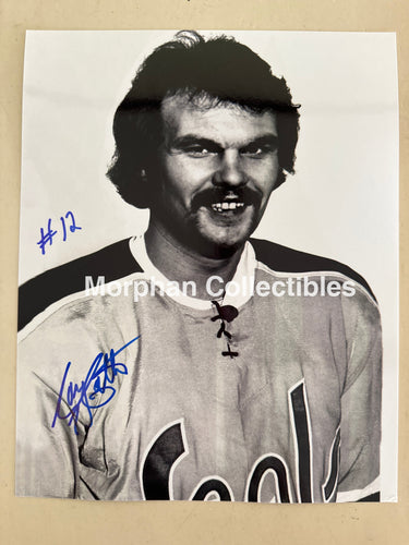 Gary Coalter - Autographed 8x10 Photo - California Seals Photo
