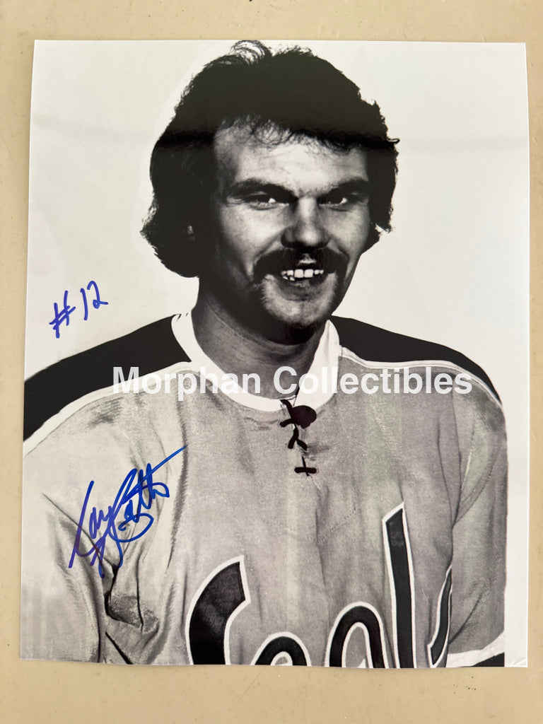 Gary Coalter - Autographed 8x10 Photo - California Seals Photo