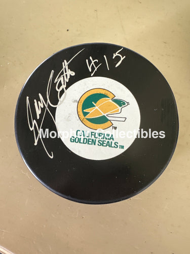 Gary Coalter - Autographed Puck - California Seals Puck