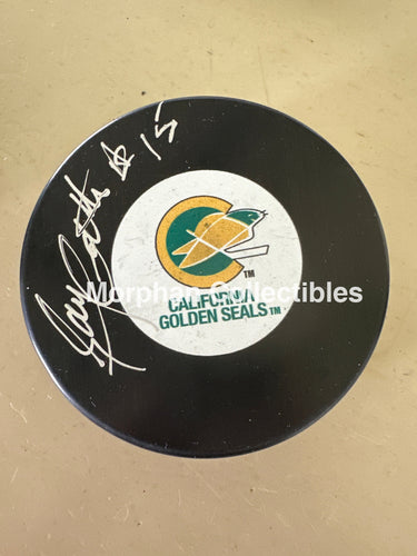 Gary Coalter - Autographed Puck - California Seals Puck