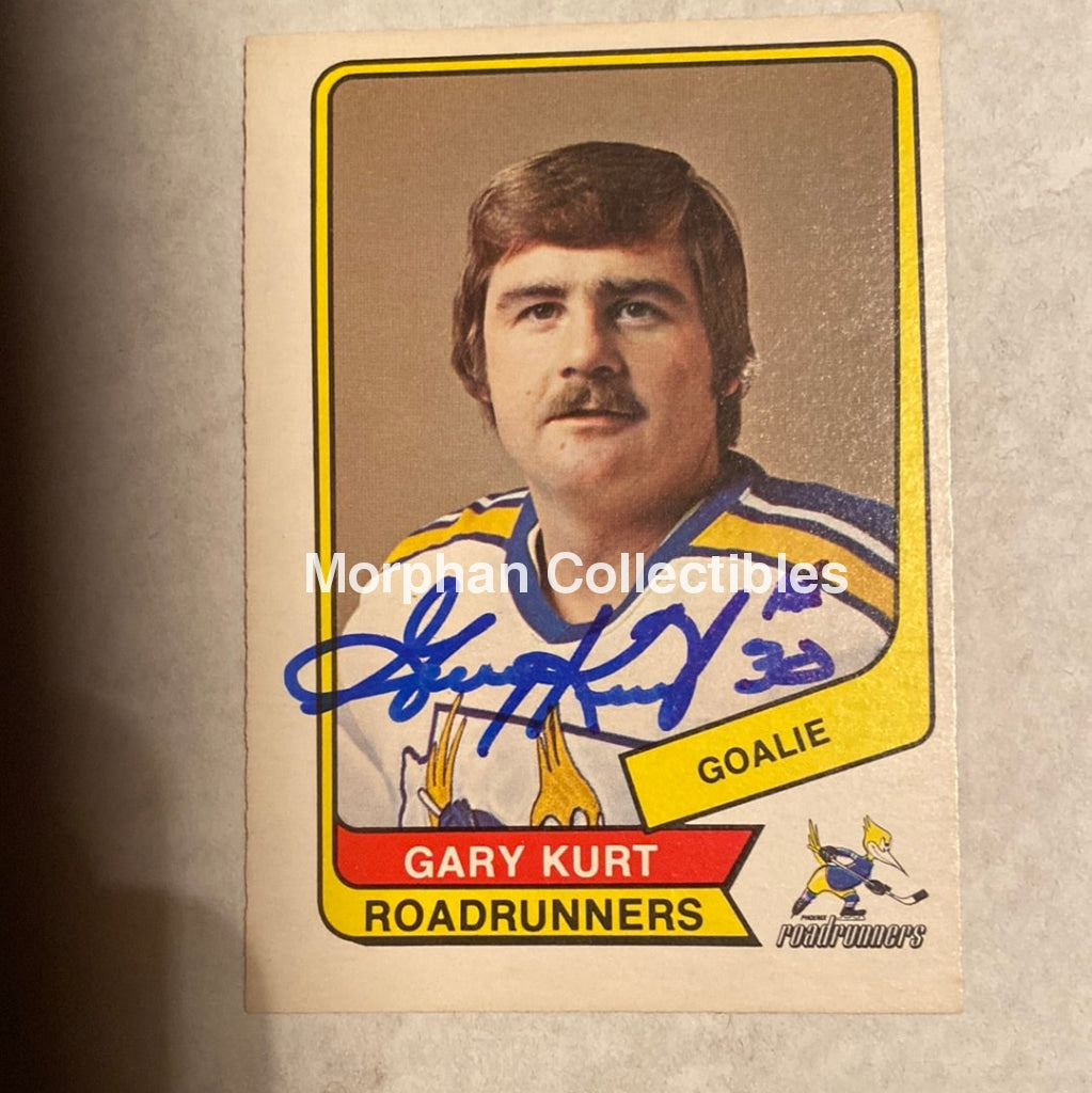 Gary Kurt - Autographed Card 1976 -77 Opc