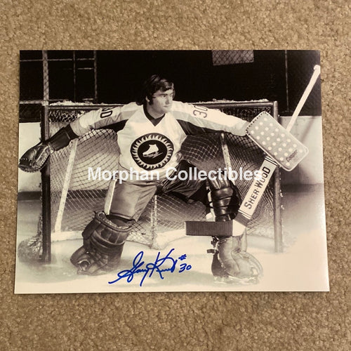 Gary Kurt - Autographed New York Golden Blades 8X10 Photo