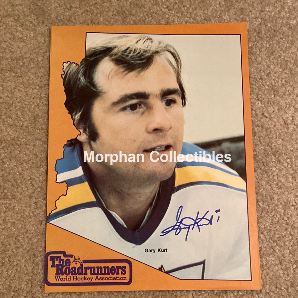 Gary Kurt - Autographed Phoenix Roadrunners 8X10 Photo