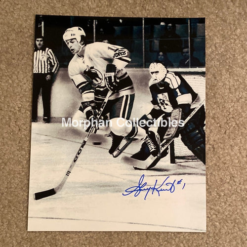 Gary Kurt - Autographed Phoenix Roadrunners 8X10 Photo