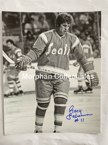 Gary Sabourin - Autographed California Seals 8X10 Photo