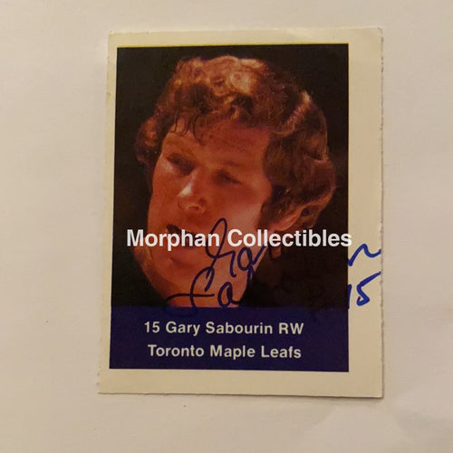 Gary Sabourin - Autographed Card Loblaws