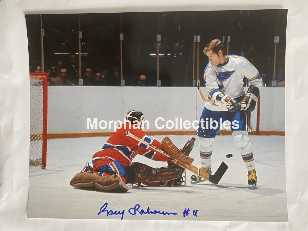 Gary Sabourin - Autographed St Louis Blues 8X10 Photo