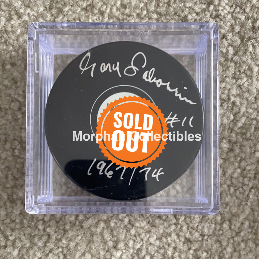 Gary Sabourin - Autographed St Louis Blues Puck
