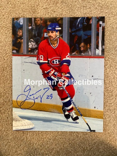 Gaston Gingras - Autographed 8X10 Photo Montreal Canadiens