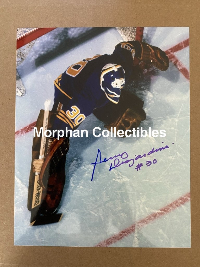 Gerry Desjardins - Autographed 8X10 Photo Buffalo Sabres #1