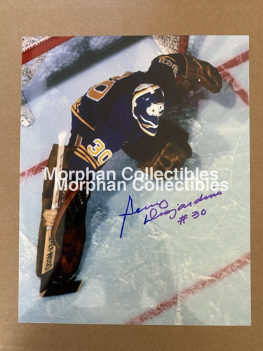 Gerry Desjardins - Autographed 8X10 Photo Buffalo Sabres #1