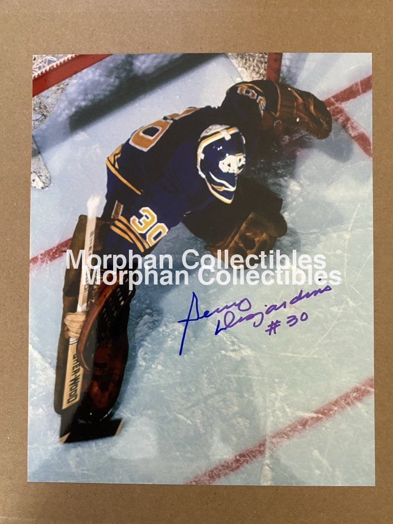 Gerry Desjardins - Autographed 8X10 Photo Buffalo Sabres #1