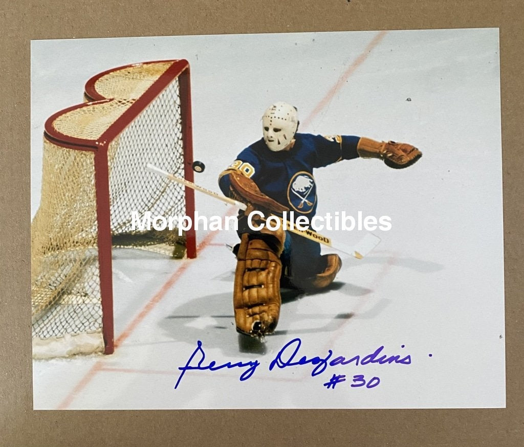 Gerry Desjardins - Autographed 8X10 Photo Buffalo Sabres #2