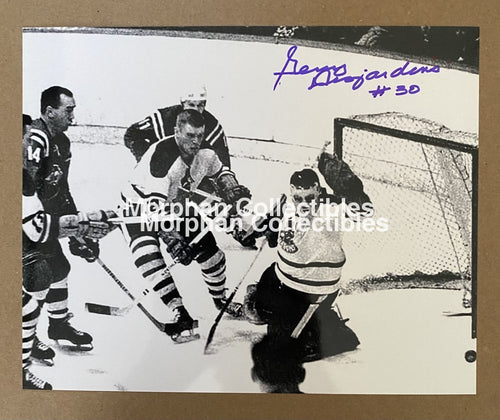 Gerry Desjardins - Autographed 8X10 Photo Cleveland Barons #2