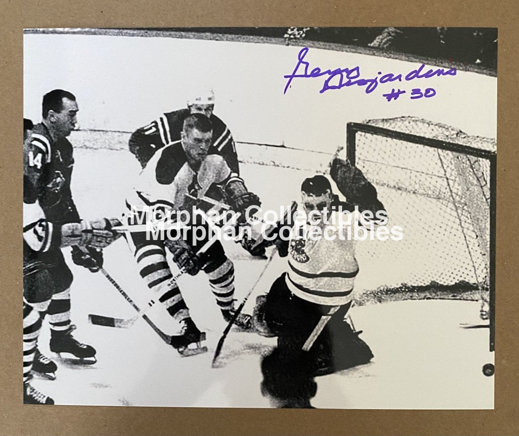 Gerry Desjardins - Autographed 8X10 Photo Cleveland Barons #2