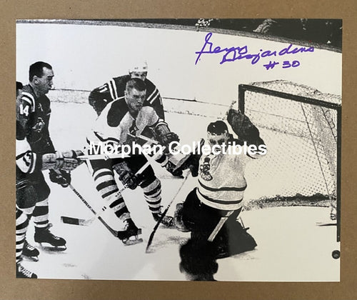 Gerry Desjardins - Autographed 8X10 Photo Cleveland Barons #2