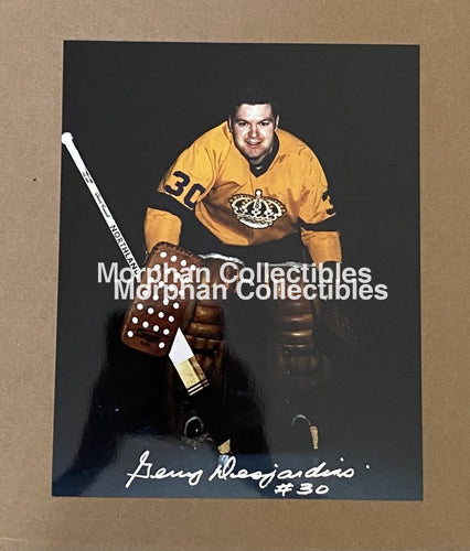Gerry Desjardins - Autographed 8X10 Photo Los Angeles Kings #1
