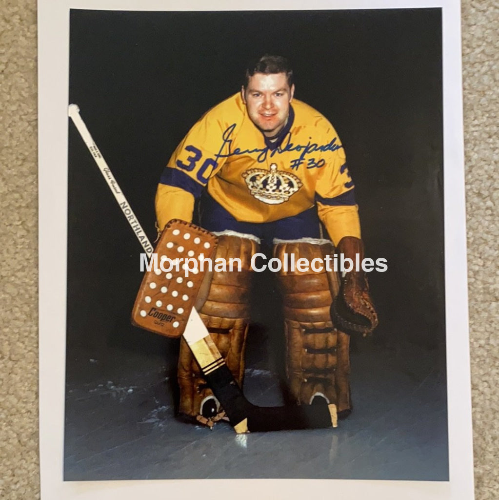 Gerry Desjardins - Autographed 8X10 Photo Los Angeles Kings