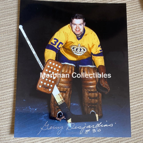 Gerry Desjardins - Autographed 8X10 Photo Los Angeles Kings