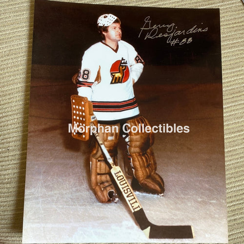 Gerry Desjardins - Autographed 8X10 Photo Michigan Stags
