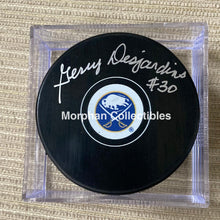 Load image into Gallery viewer, Gerry Desjardins - Autographed Buffalo Sabres Puck
