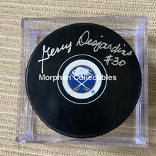 Load image into Gallery viewer, Gerry Desjardins - Autographed Buffalo Sabres Puck
