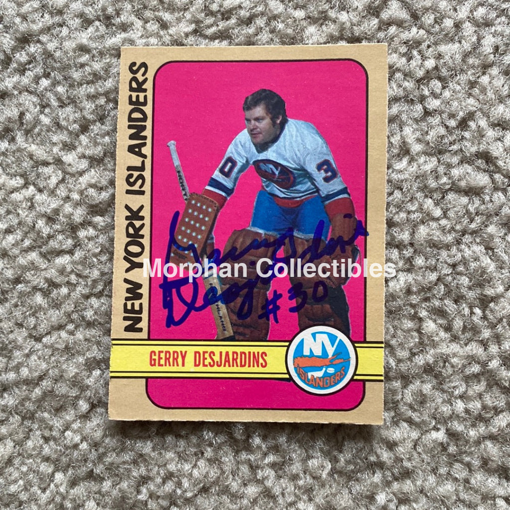 Gerry Desjardins - Autographed Card Opc 1972 - 73