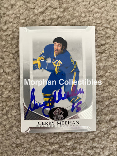 Gerry Meehan - Autographed Card 2020/21 Ud Signature Series