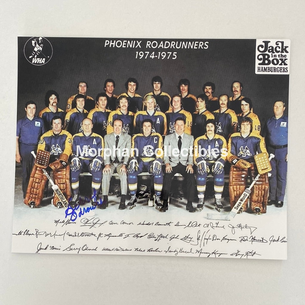 Gerry Odrowski - Autographed 8X10 Photo Phoenix Roadrunners Team