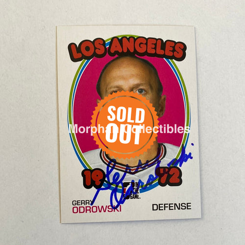 Gerry Odrowski- Autographed Card - Canada 1972