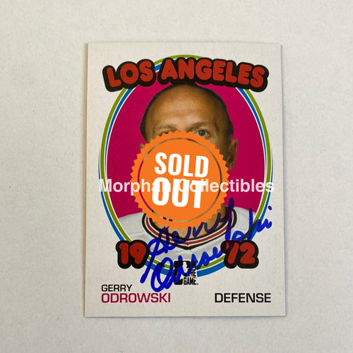 Gerry Odrowski- Autographed Card - Canada 1972