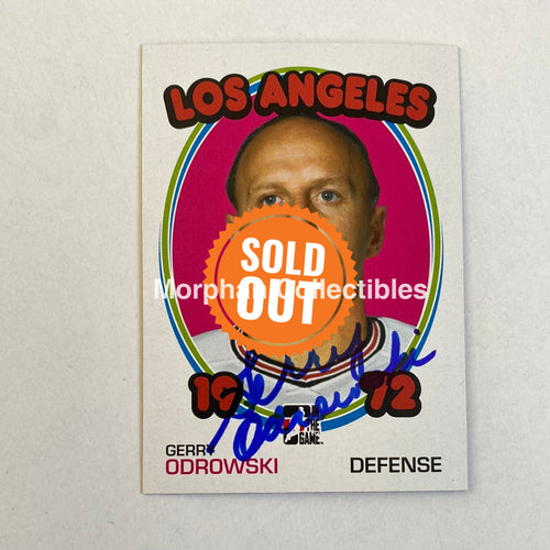 Gerry Odrowski- Autographed Card - Canada 1972