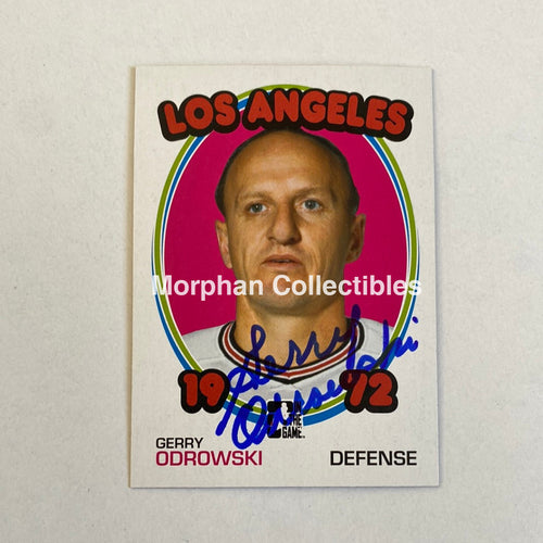 Gerry Odrowski- Autographed Card - Canada 1972