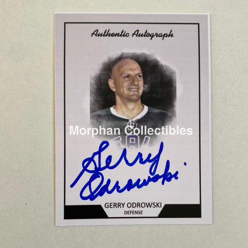 Gerry Odrowski- Autographed Card - Custom Oakland Seals