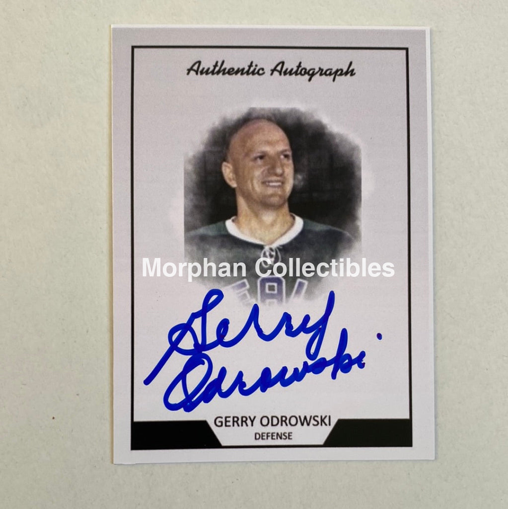 Gerry Odrowski- Autographed Card - Custom Oakland Seals